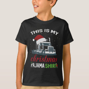 Camiseta Este É O Meu Presente Do Motorista De Caminhão Do