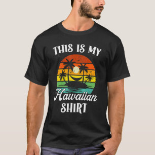 Camiseta Este É O Meu Presente Havaiano Aloha Hawaii Para H
