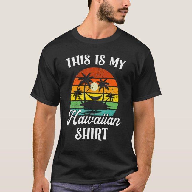 Camiseta Este É O Meu Presente Havaiano Aloha Hawaii Para H (Frente)