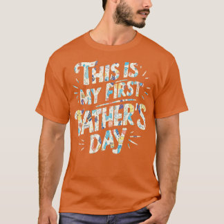 Camiseta este é o meu primeiro dia de os pais 1