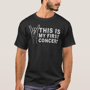 Camiseta Este É O Meu Primeiro Evento Musical Do concerto