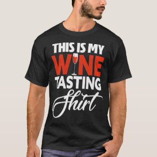 Camiseta Este É O Meu Provando De Vinho Engraçado Torre D