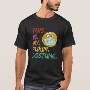Camiseta Este É O Meu Purim Fodoroso Rosto Judaico Máscar