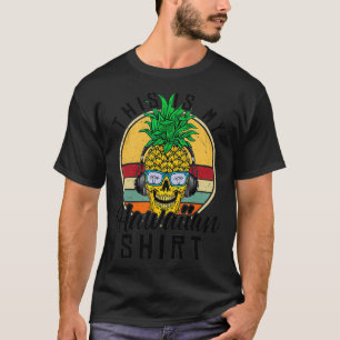 Camiseta Este É O Meu Rapaz Havaiano Pineapple Luau Party H