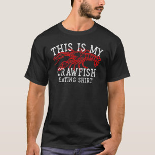 Camiseta Este É O Meu Raquim Comendo Mudbugs Crawdad