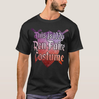 Camiseta ESTE É O MEU REN FAIME COSTUME Funny Renaissance F