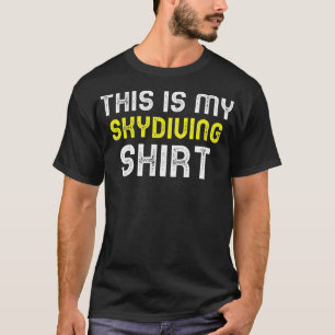 Camiseta Este É O Meu Skydiving Engraçado Skydive Skydive