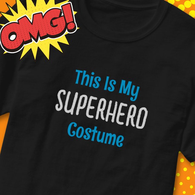 Camiseta Este é o meu Super Herói Figurume Halloween (Criador carregado)