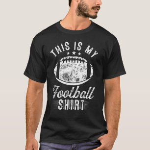 Camiseta Este É O Meu T De Futebol Engraçado Para Os Fãs