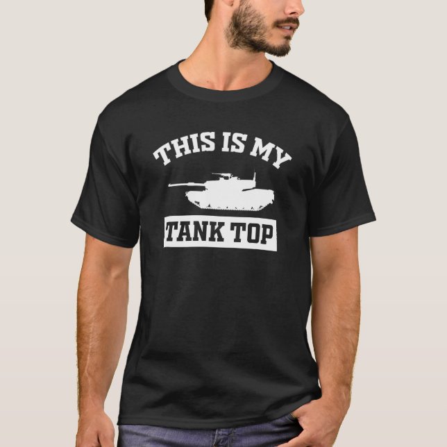 Camiseta Este É O Meu Tanque De Abrams M1 (Frente)
