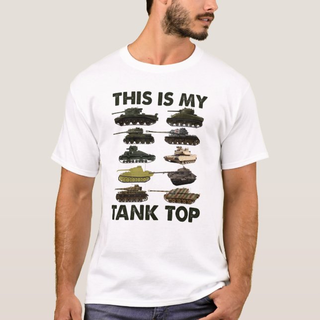 Camiseta Este É O Meu Tanque Engraçado. (Frente)