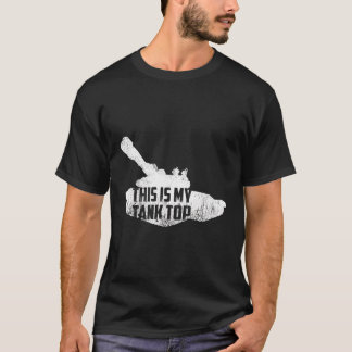 Camiseta Este É O Meu Tanque Militar Mais Engraçado, Sarcas