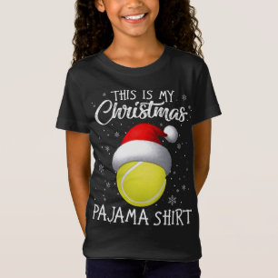 Camiseta Este É O Meu Tênis de Natal Pajama Fez Amor