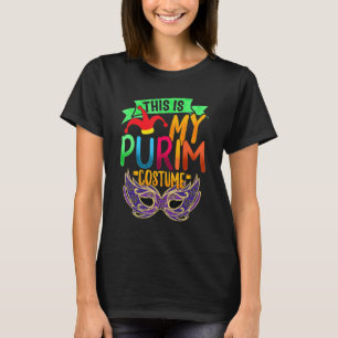 Camiseta Este é o meu traje de Purim Judaico Feliz Feriado