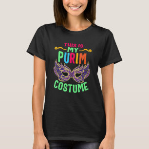 Camiseta Este é o meu traje de Purim Judaico Feliz Festa de