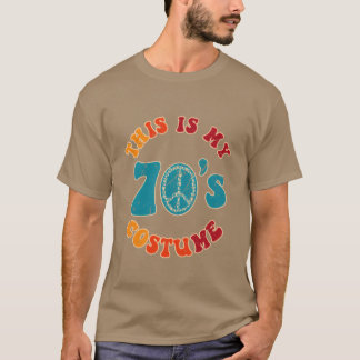 Camiseta ESTE É O MEU TRAJE DOS ANOS 70 amigos