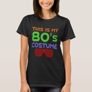 Camiseta Este é o Meu Traje dos Anos 80 Tocador de CD Mp3 P