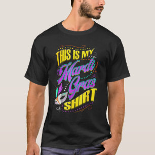 Camiseta Este É O Meu Traje Mardi Gras - Parade