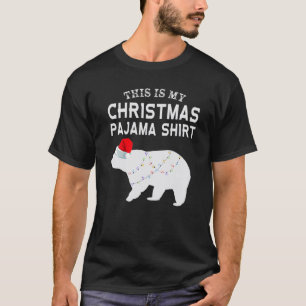 Camiseta Este É O Meu Urso Polar De Natal Engraçado