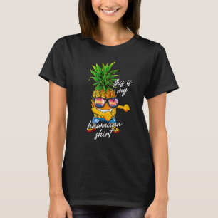 Camiseta Este É O Meu Verão De Abacaxi De Flores Havaianas