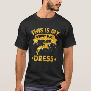 Camiseta Este É O Meu Vestido Derby Day Para Homens E Mulhe