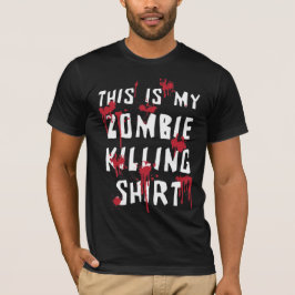 Camiseta Este É O Meu Zombie Espalhado A Matar T-shirt