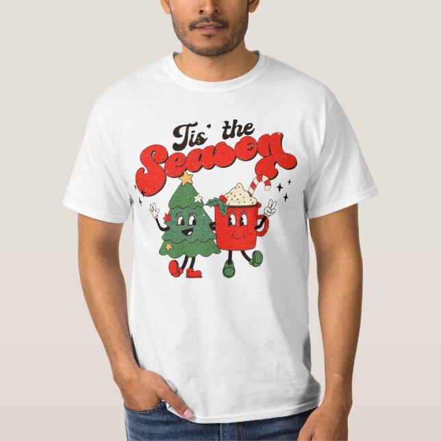 Camiseta Este É O Natal Da Época, Xmas Bonitos, Sabor De Na (Frente)