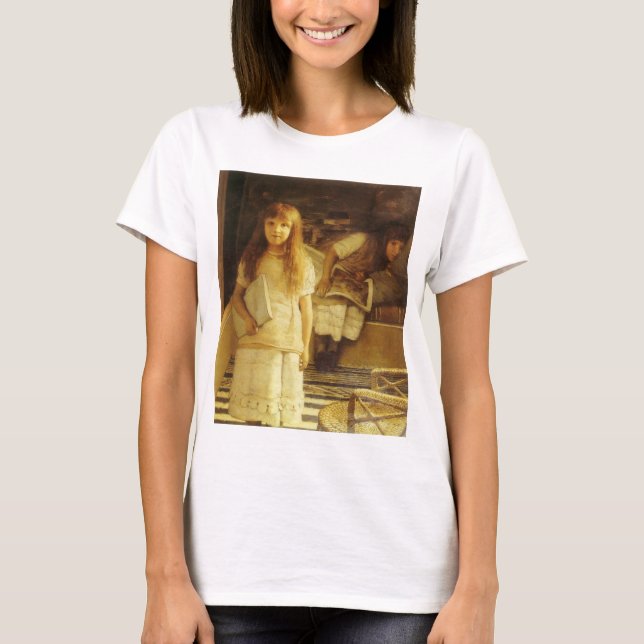 Camiseta Este é o nosso canto por Sir Lawrence Alma Tadema (Frente)