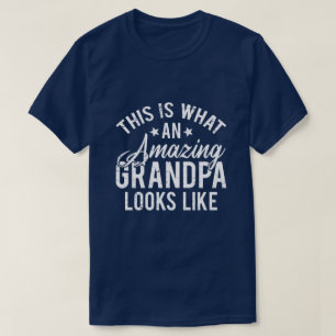 Camiseta Este é o Presente de um Avô Incrível