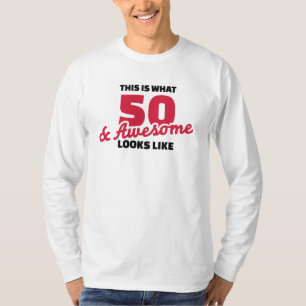 Camiseta Este é o que 50 anos e os olhares impressionantes