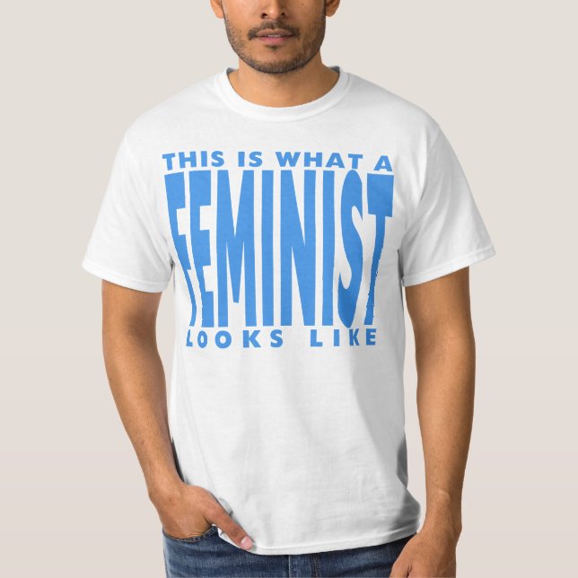 CAMISETA ESTE É O QUE UMA FEMINISTA OLHA COMO (Frente)