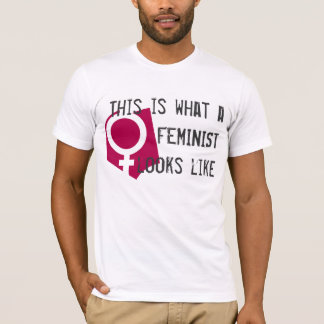 Camiseta Este é o que uma feminista olha como