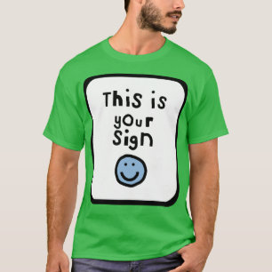 Camiseta Este é o seu quadro de citação de tipografia de si