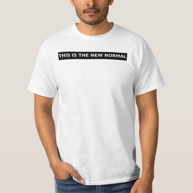 Camiseta Este é o t-shirt normal novo (Frente)