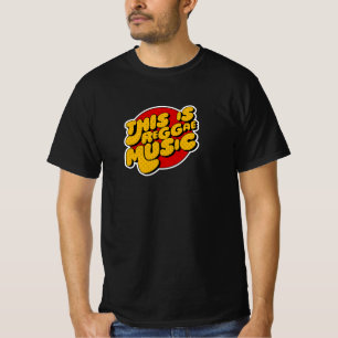 Camiseta Este é Reggae Music Reggae T-Shirt