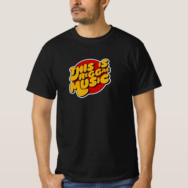 Camiseta Este é Reggae Music Reggae T-Shirt (Frente)
