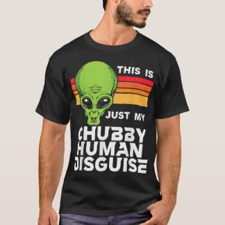 Camiseta Este é só o meu disfarce humano Engraçado Cute A