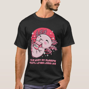 Camiseta Este é um Axolotl fantástico parece um animal meme