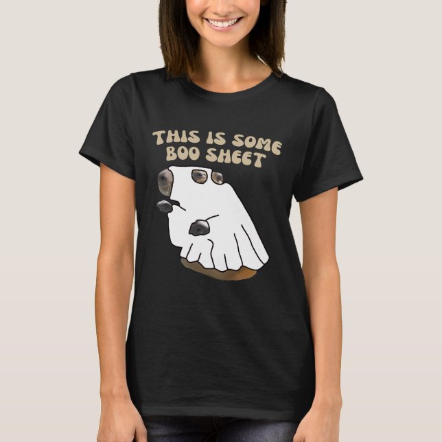 Camiseta Este é um "Boo Sheet Capybara". (Frente)