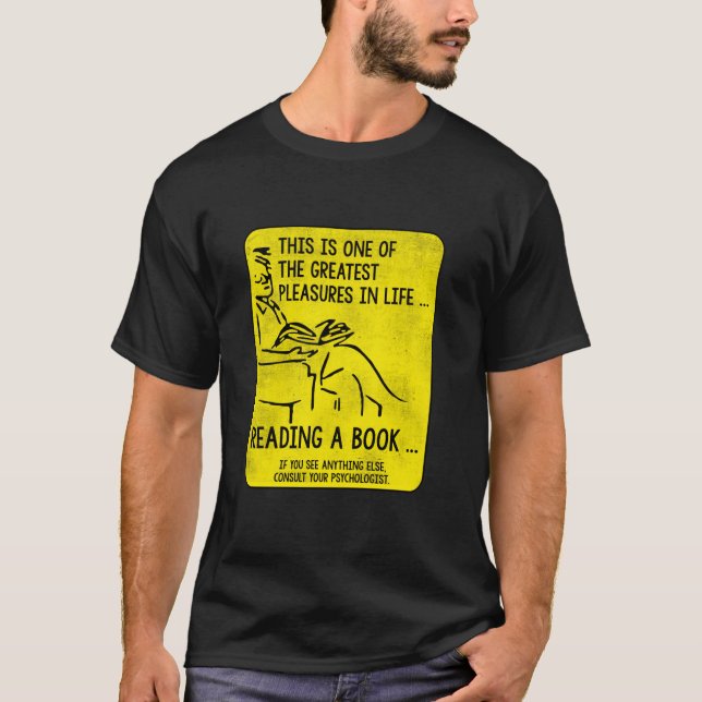 Camiseta Este É Um Dos Maiores Prazeres Da Vida Ler (Frente)