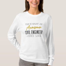 Camiseta Este é um Engenheiro Civil Incrível
