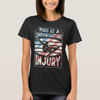 Camiseta Este É Um Ferimento De Snowboard