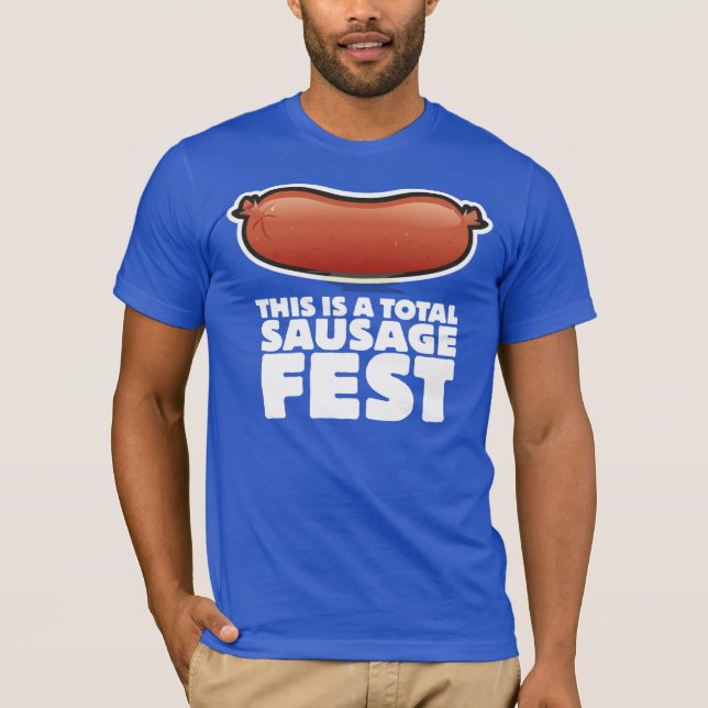 Camiseta Este é um Fest total da salsicha! (Frente)