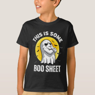 Camiseta Este É Um Folheto De Boas Folhas De Halloween Ghos