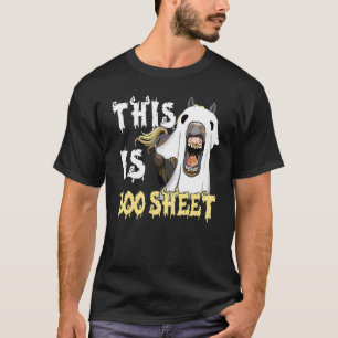 Camiseta Este É Um Folheto De Boo, Cavalos Fantasmas, Caval