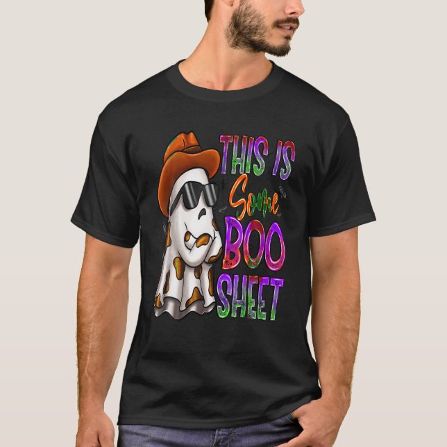 Camiseta Este É Um Ghost Fiducioso De Halloween (Frente)