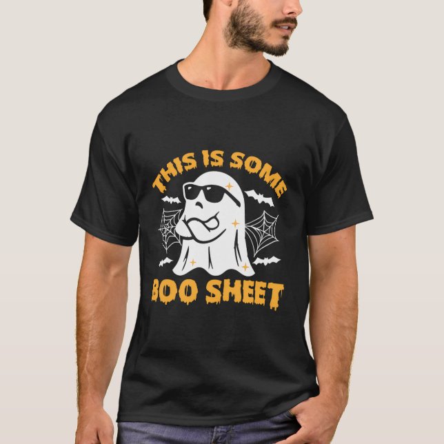 Camiseta Este É Um Ghost Retro Halloween Costu (Frente)