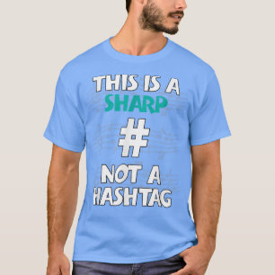 Camiseta Este É Um Mais alto De Hashtag Diesis Em Pitc