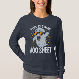 Camiseta Este é um pouco de "Boo Sheet" - bonitinho Hallowe