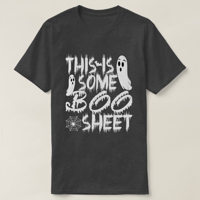 Camiseta Este É Um Presente Engraçado De Boo Sheet Hallowee (Frente do Design)
